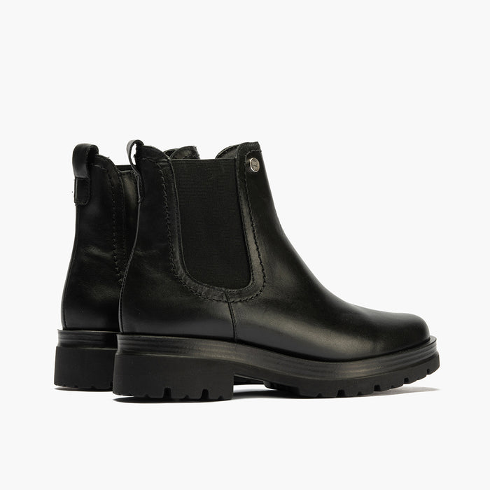 pitillos Botín Chelsea de mujer color negro Ventas relámpago