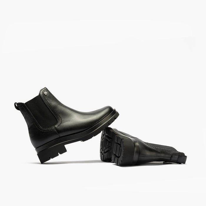 pitillos Botín Chelsea de mujer color negro Ventas relámpago