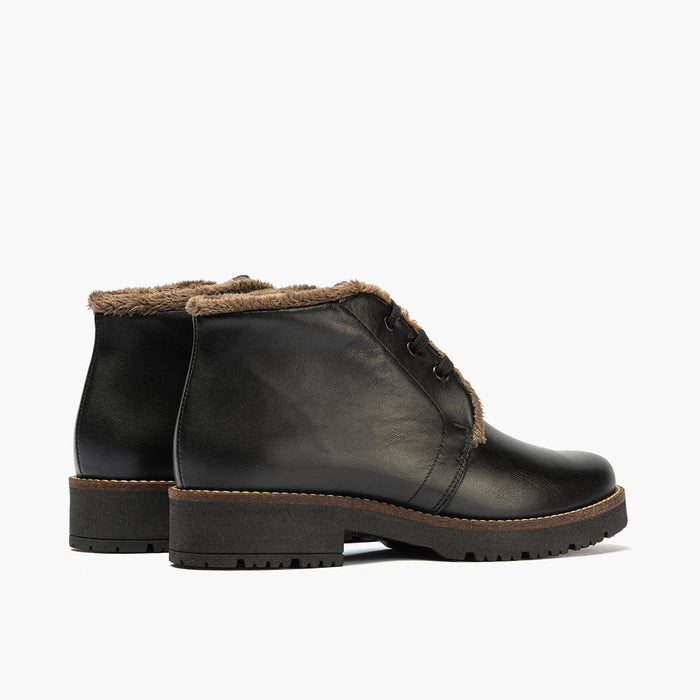 pitillos Botín Safari en Napa de mujer color negro COMPRAR AHORA