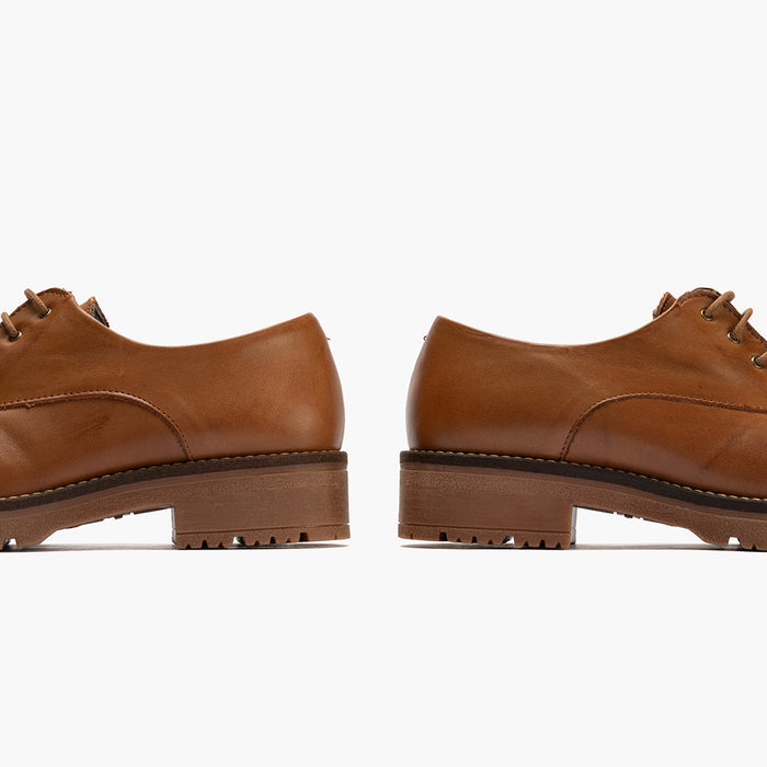 pitillos Blucher en Napa mujer color cuero Últimos 2 días
