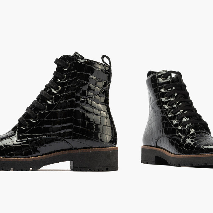 pitillos Bota Militar en Coco de mujer color negro Último día