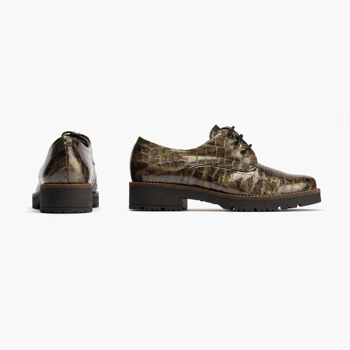 pitillos Blucher en Coco para mujer color humo Solo hoy
