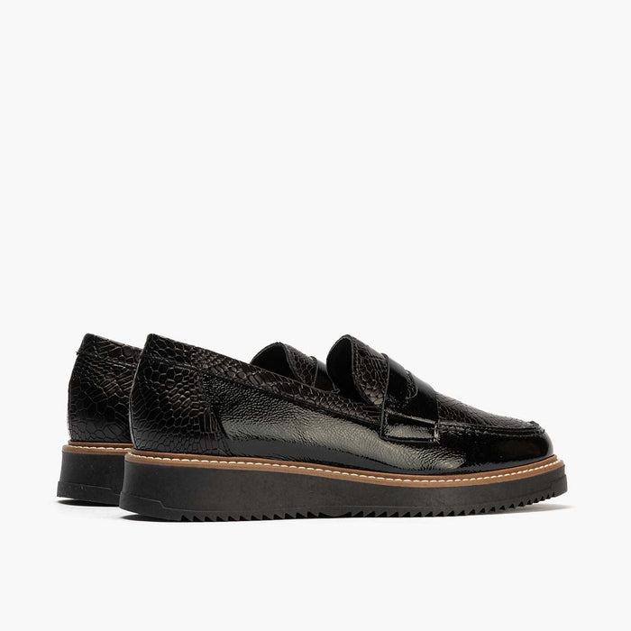 pitillos Mocasín Combinado mujer color negro Grandes descuentos