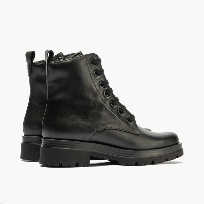 pitillos Bota Militar en Napa para mujer color negro Libre de impuestos