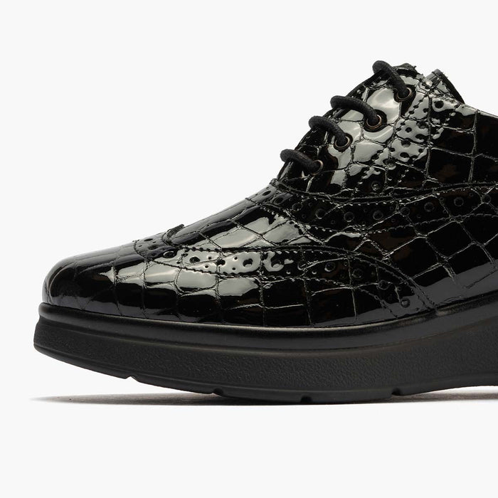 pitillos Zapato Inglés Coco de mujer color negro Última moda