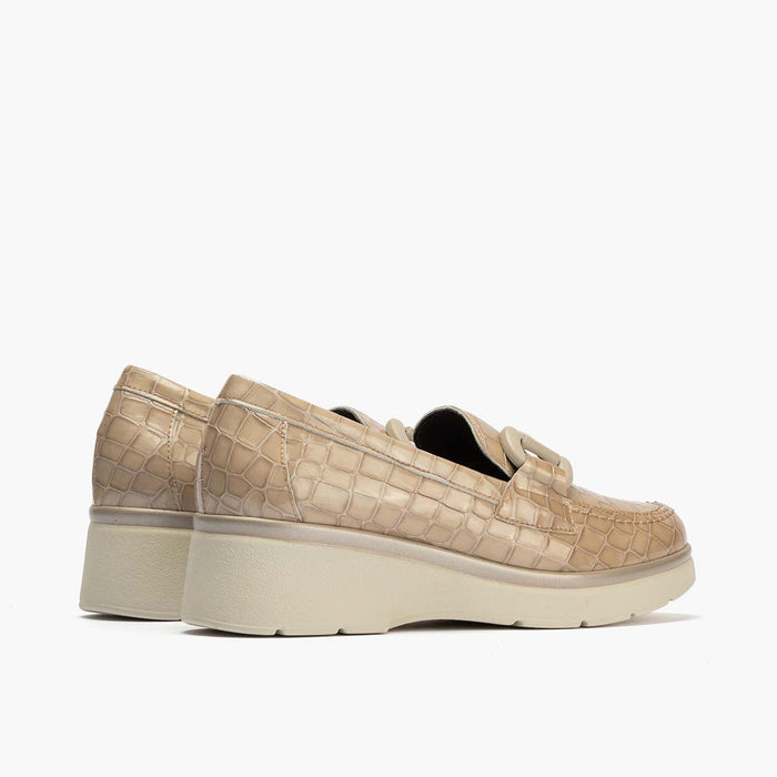 pitillos Mocasín coco mujer color piedra Ofertas de temporada