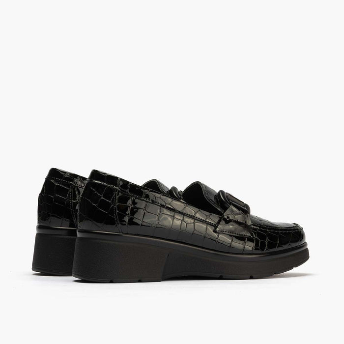 pitillos Mocasín coco para mujer color negro Ofertas especiales
