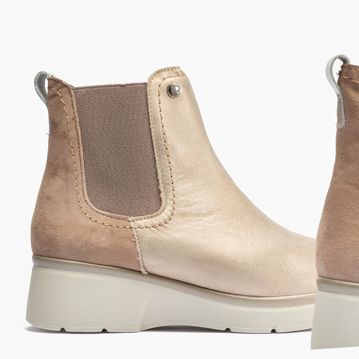 pitillos Chelsea de mujer color piedra Rebajas de fin de temporada