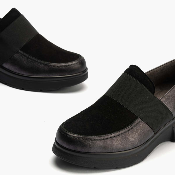 pitillos Zapato Abotinado con Elástico mujer color negro 2025