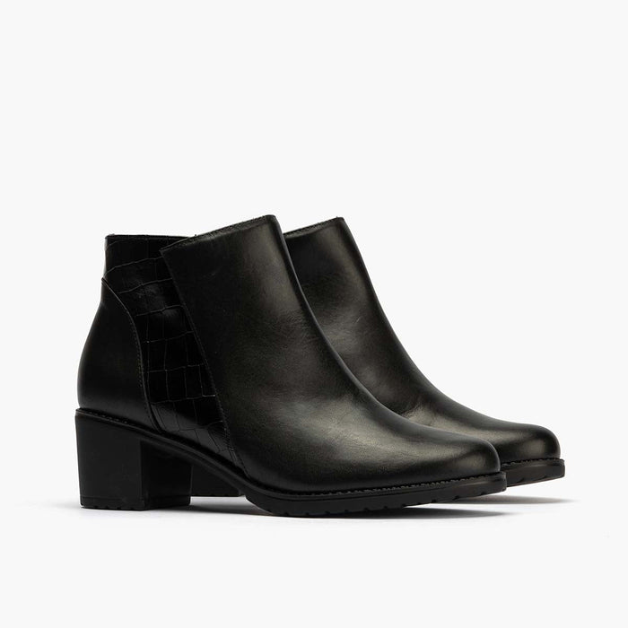 pitillos Botín de mujer color negro Rebajas