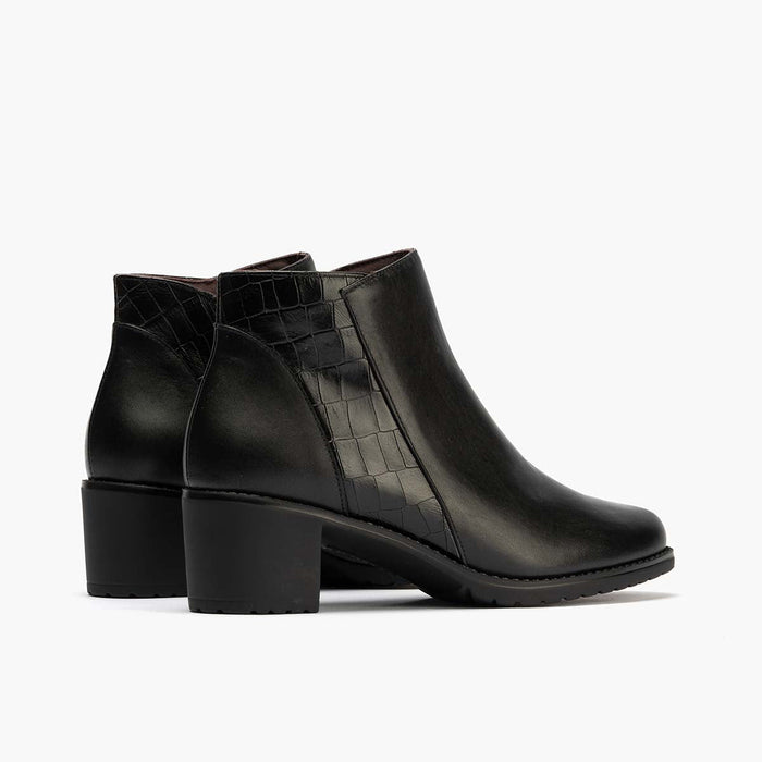pitillos Botín de mujer color negro Rebajas