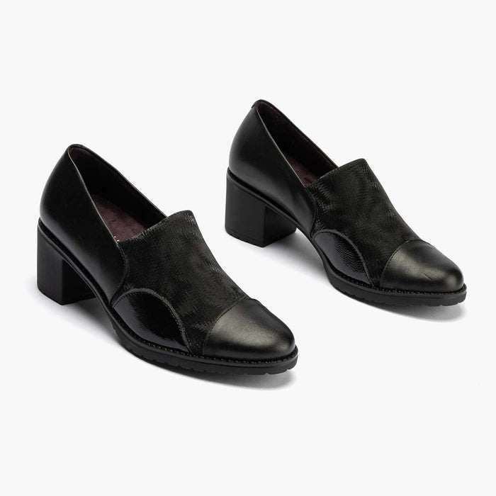 pitillos Zapato Abotinado Lycra para mujer color negro Ofertas