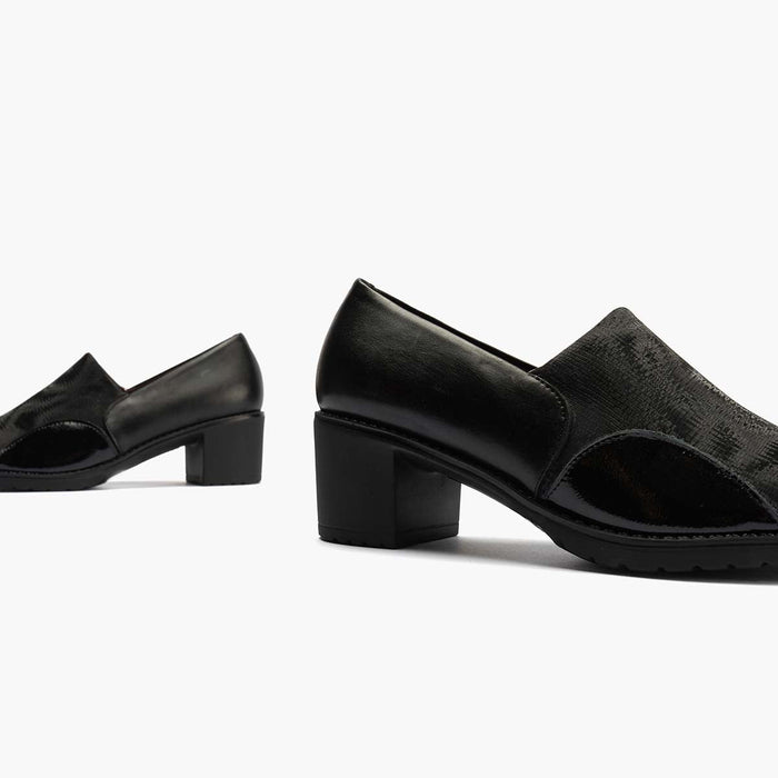 pitillos Zapato Abotinado Lycra para mujer color negro Ofertas