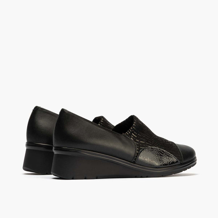 pitillos Zapato Abotinado Lycra para mujer color negro Ventas relámpago