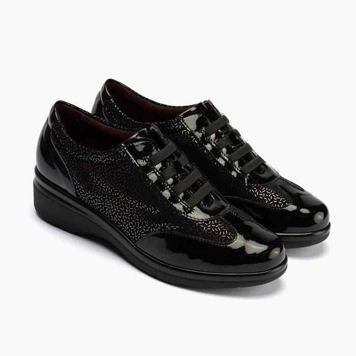 pitillos Zapato Deportivo Elásticos de mujer color negro Últimos 2 días