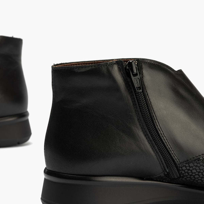 pitillos Botín de mujer color negro Superdescuento