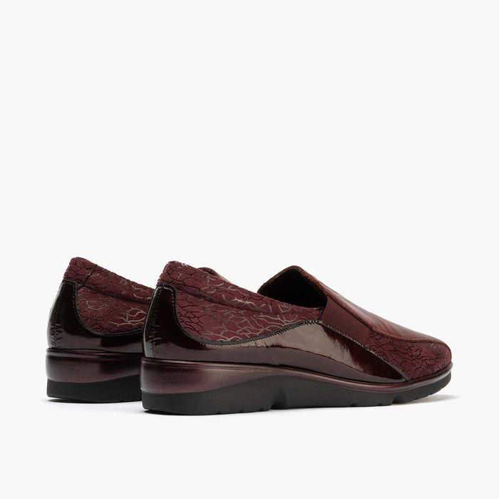 pitillos Manoletina Gucci Elásticos mujer color burdeos Descuento por venta flash