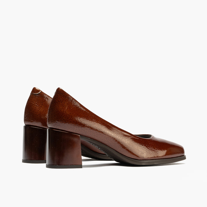 pitillos Zapato de Salón en Charol para mujer color cuero Rebajas de fin de temporada