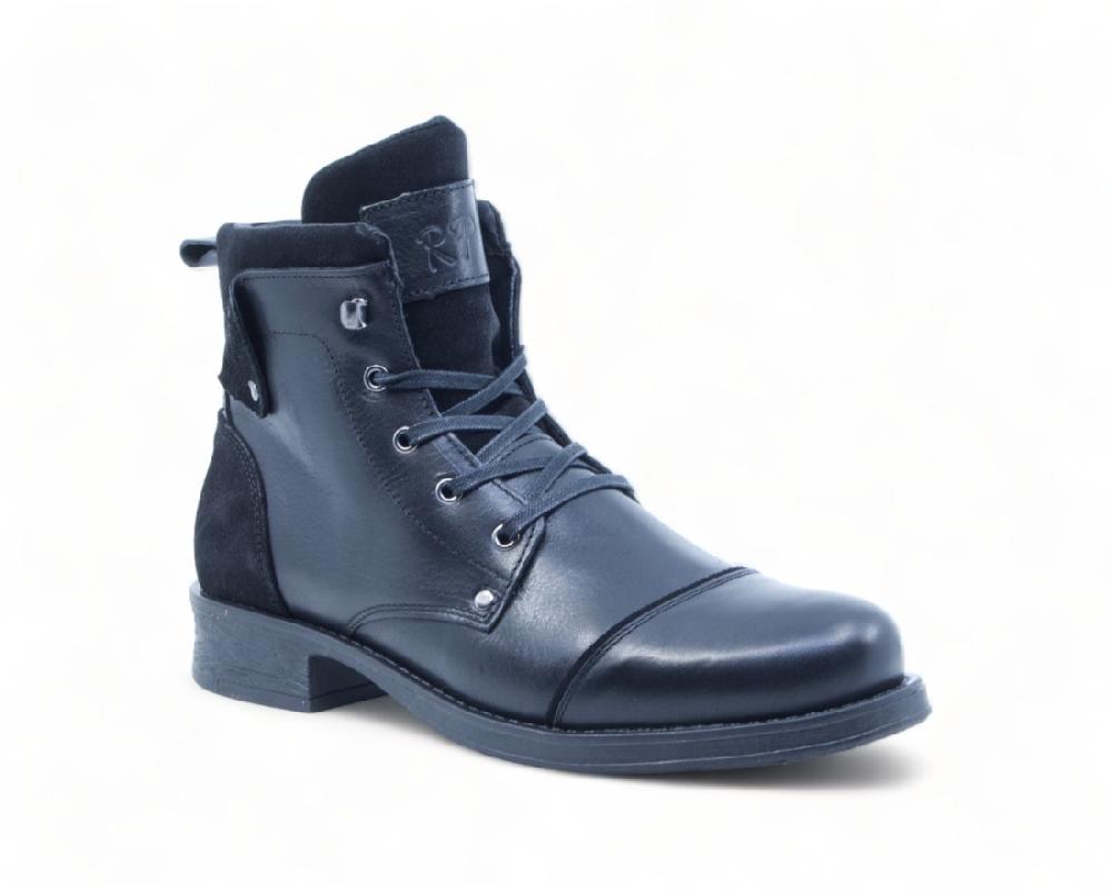 raquel perez Bota Texas Negro Hombre Rebajas baratas