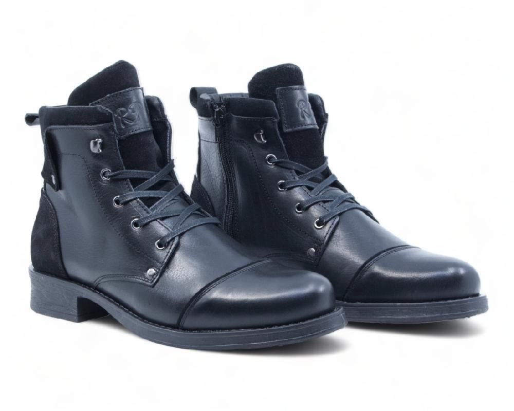 raquel perez Bota Texas Negro Hombre Rebajas baratas