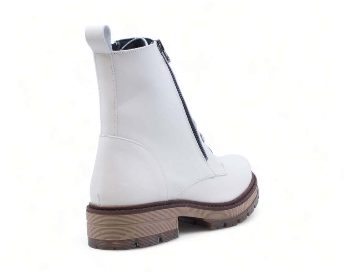 raquel perez Bota Militar Hanoi 23 Beige Mujer Rebajas top
