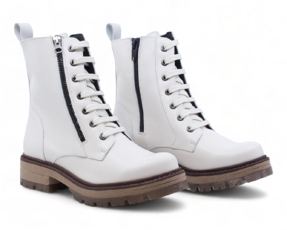 raquel perez Bota Militar Hanoi 23 Beige Mujer Rebajas top