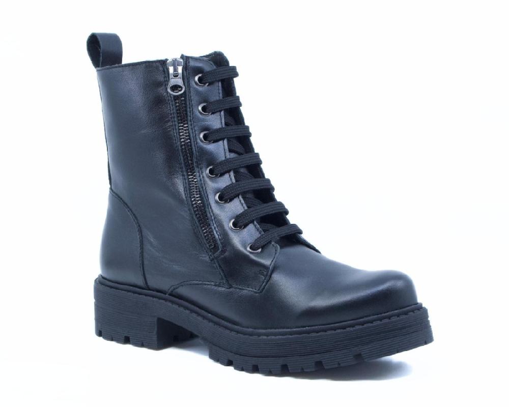 raquel perez Bota Militar Hanoi 23 Negro Mujer Oferta especial