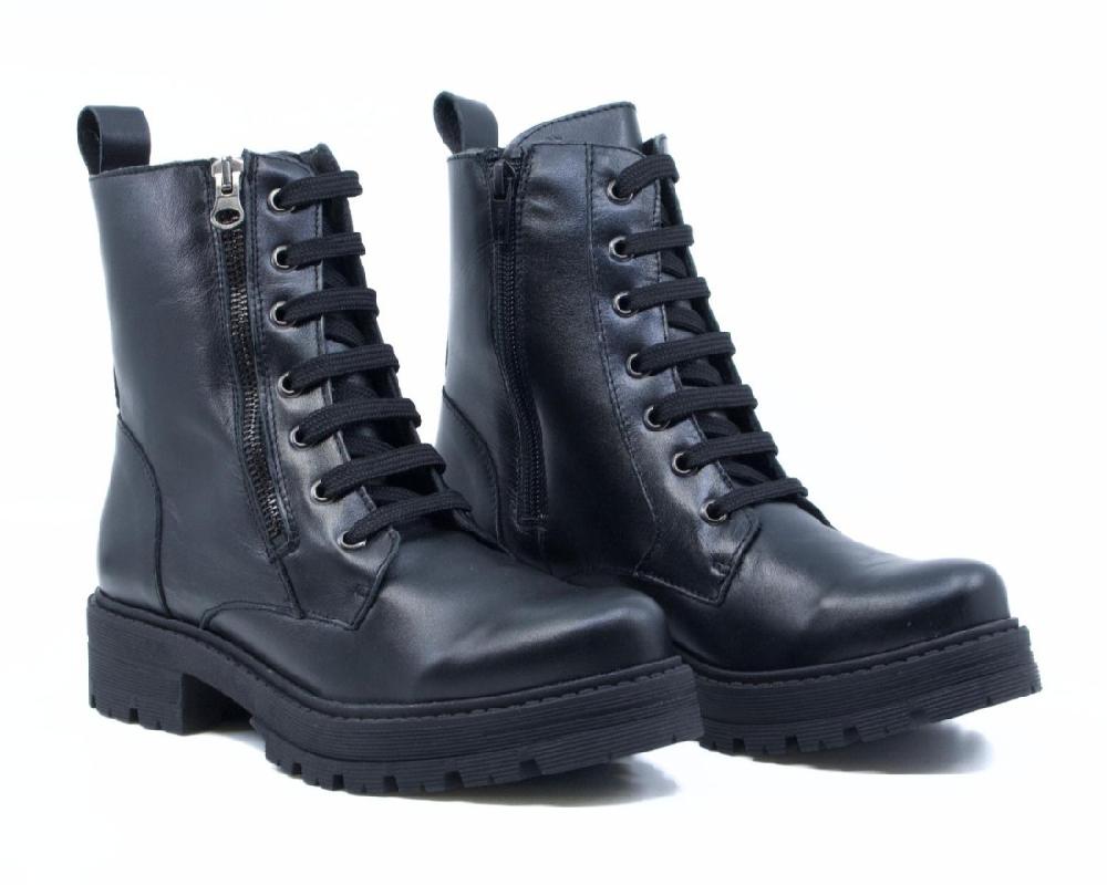 raquel perez Bota Militar Hanoi 23 Negro Mujer Oferta especial