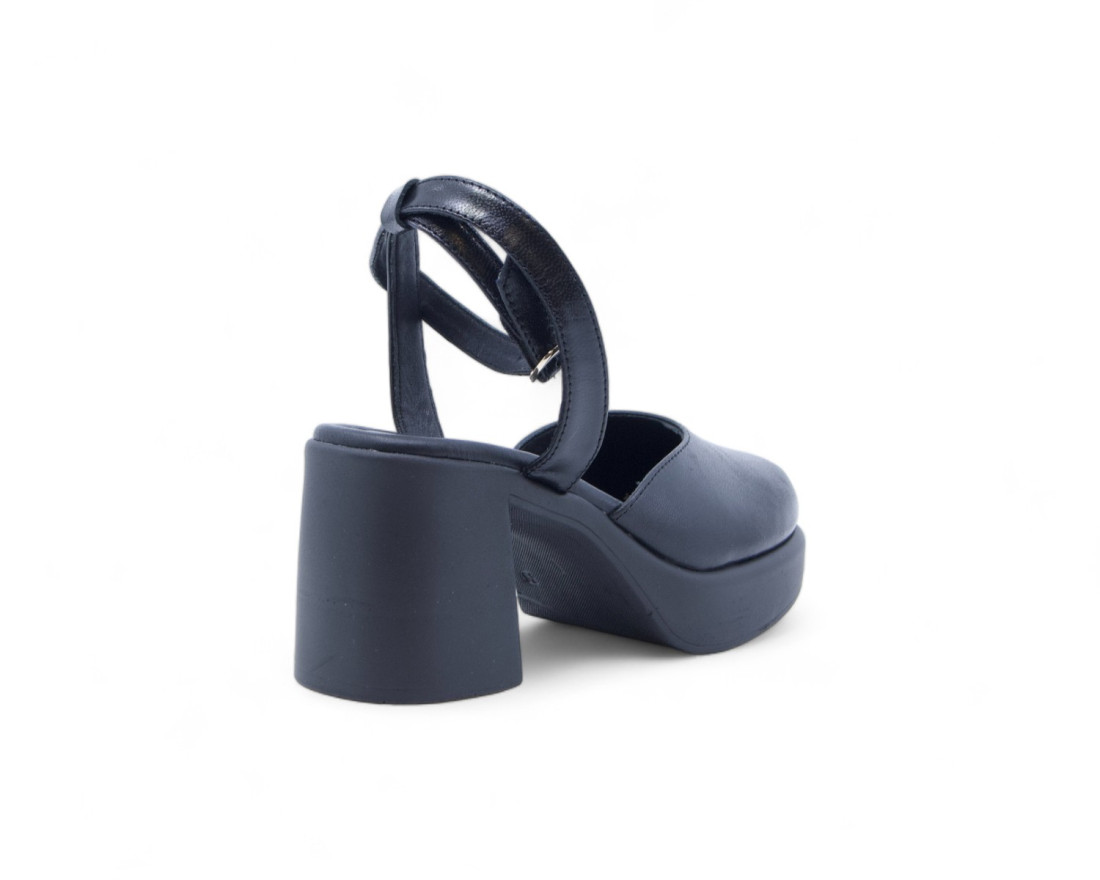 raquel perez Zapato Tacón Pirineos 04 Negro Mujer Rebajas de fábrica