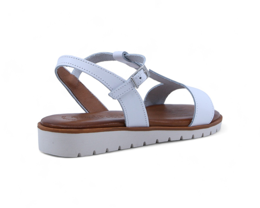 raquel perez Sandalia Cactus 02 Blanco Mujer Superdescuento