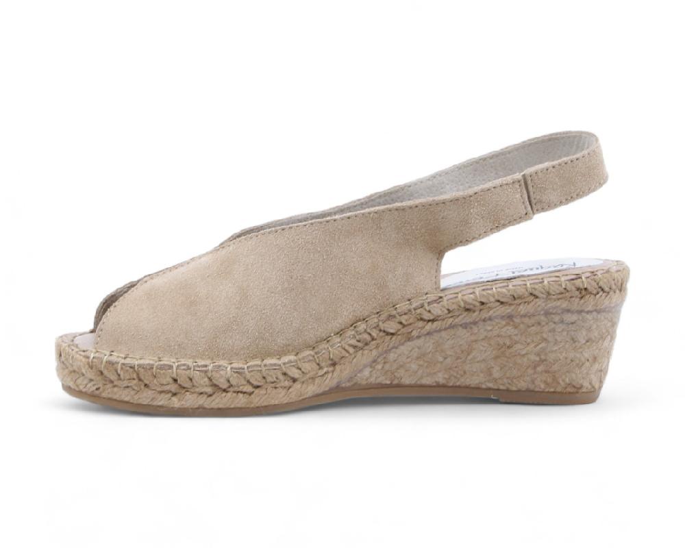 raquel perez Sandalia Cuña Esparto Cubanita Miel Camel Mujer Gran oferta