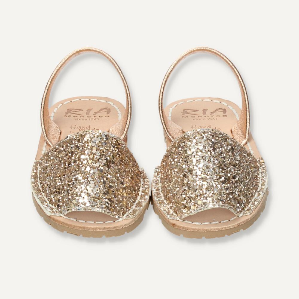 Ria Menorca Menorquina niña Marbella Glitter Peach ÚLTIMAS EDICIONES