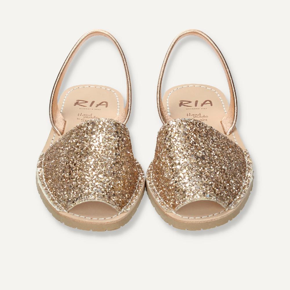 Ria Menorca Menorquina mujer Marbella Glitter Peach Superdescuento