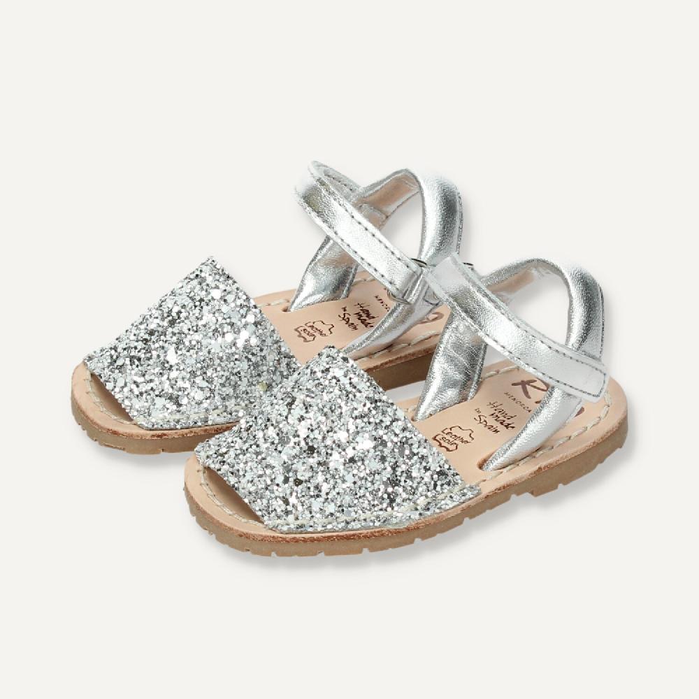 Ria Menorca Menorquina atada Marbella Glitter Plata Descuento por venta flash