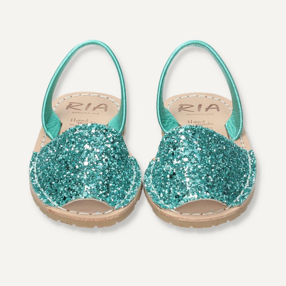 Ria Menorca Menorquina niña Marbella Glitter Jade Rebajas de fin de temporada