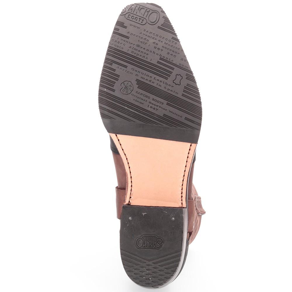 sancho boots STK-1013 | Marrón y negro Venta caliente