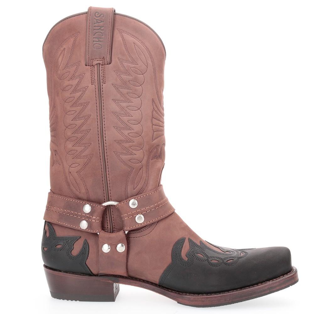 sancho boots STK-1013 | Marrón y negro Venta caliente