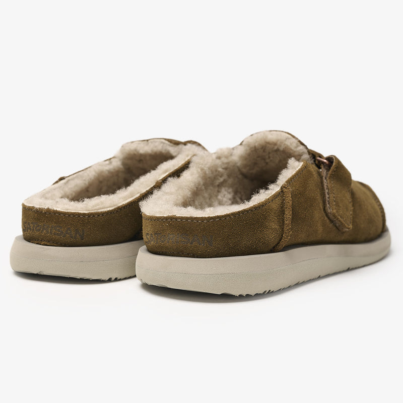 satorisan Uwabaki Clog Strap Suede Oferta exclusiva