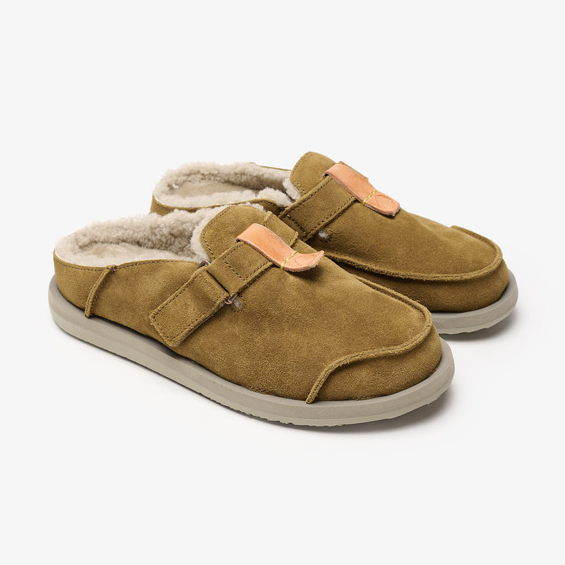 satorisan Uwabaki Clog Strap Suede Precio de fábrica