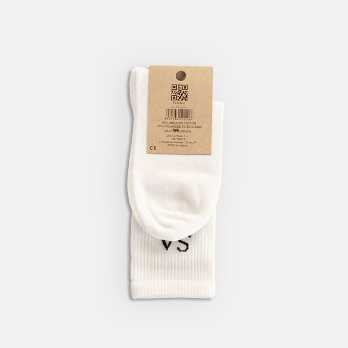 saye Crew Everyday Socks - White Última moda
