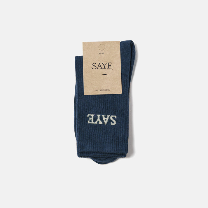 saye Mid-crew Everyday Socks - Blue Ofertas de temporada
