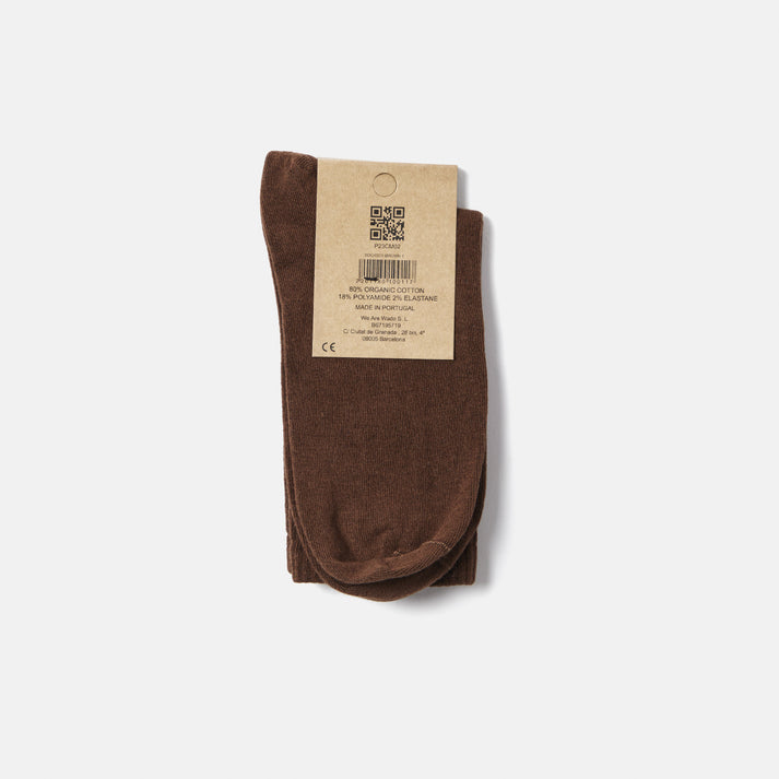 saye Mid-crew Everyday Socks - Chocolate Liquidación