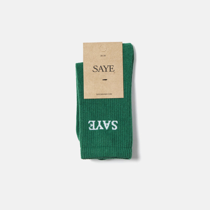 saye Mid-crew Everyday Socks - Pine Mejor oferta