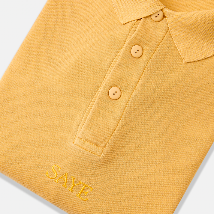 saye Sweatshirt Polo Mustard Rebajas