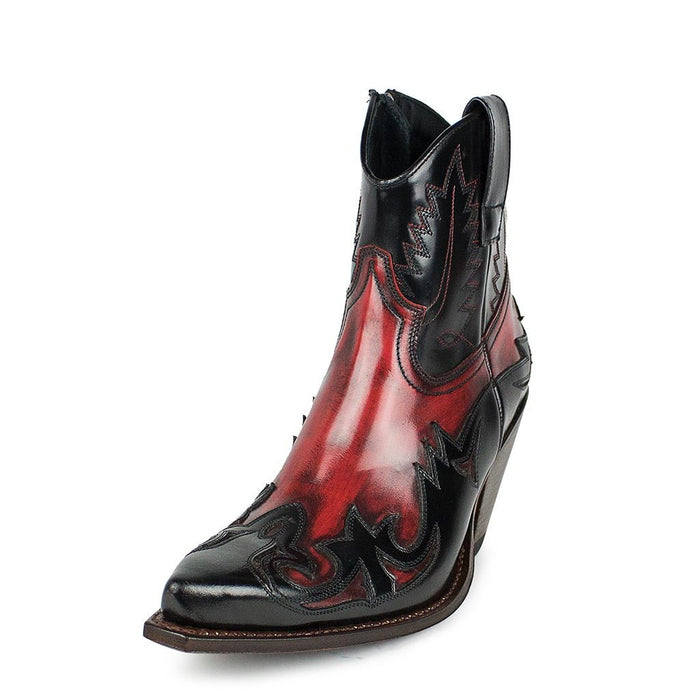 sendra 16695 Gorca Flora Negro/rojo En oferta