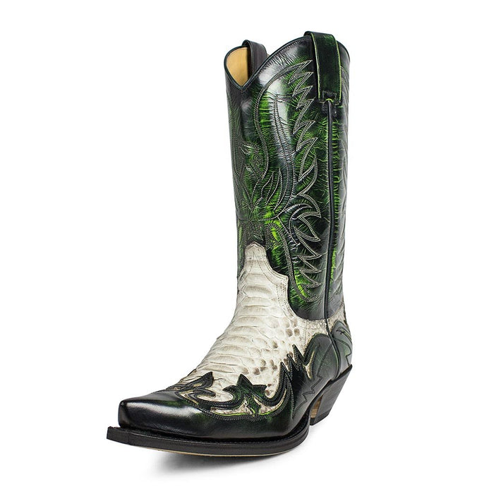 sendra 3241P CUERVO PITON BARR. BLANCO/NEGRO DENVER VERDE Devoluciones gratuitas