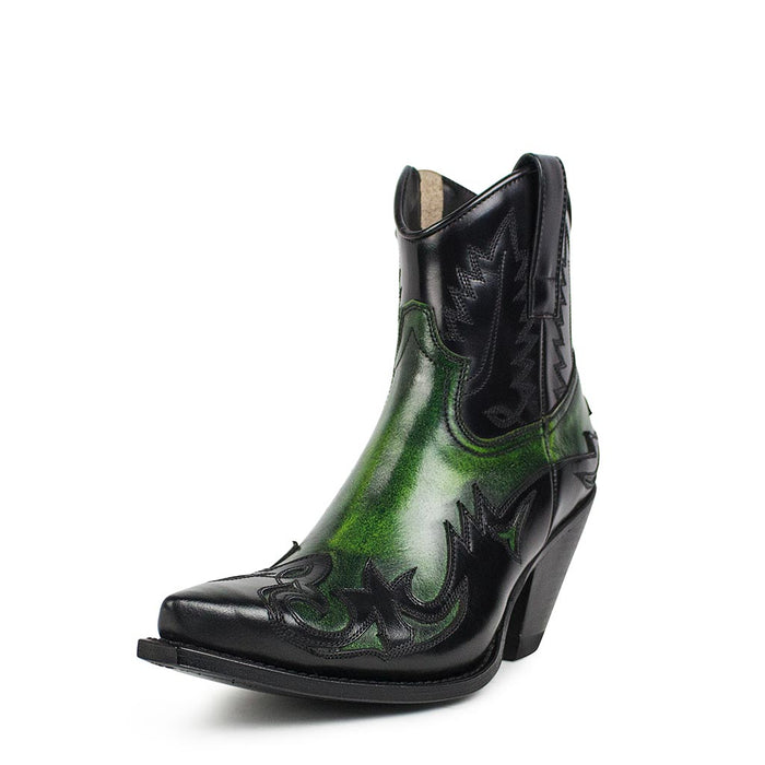 sendra 16695 Gorca Denver Verde Cepillado-Flora Negro Rebajas online