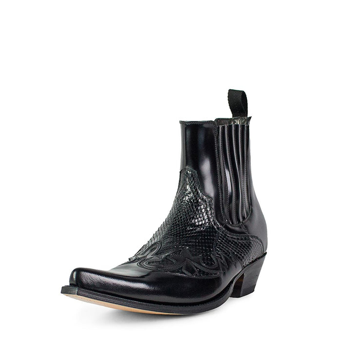 sendra 9396P JAVI PITON A/N NEGRO COSTRA BRILLO FLORA NEGRO Tienda