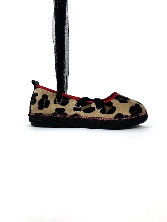 star love Alpargata Mercedita SUHAIL leopardo-Rojo Oferta exclusiva