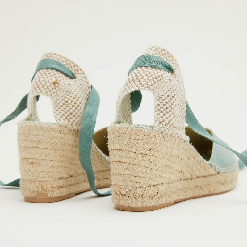 star love alpargata mujer cuña COLUMBA MALIBU cintas Outlet